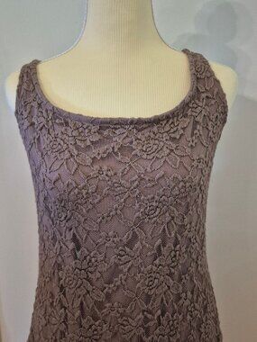Vintage 90s BEBE Floral Lace Maxi Dress Made in USA Y2K XL Fairycore Whimsigoth